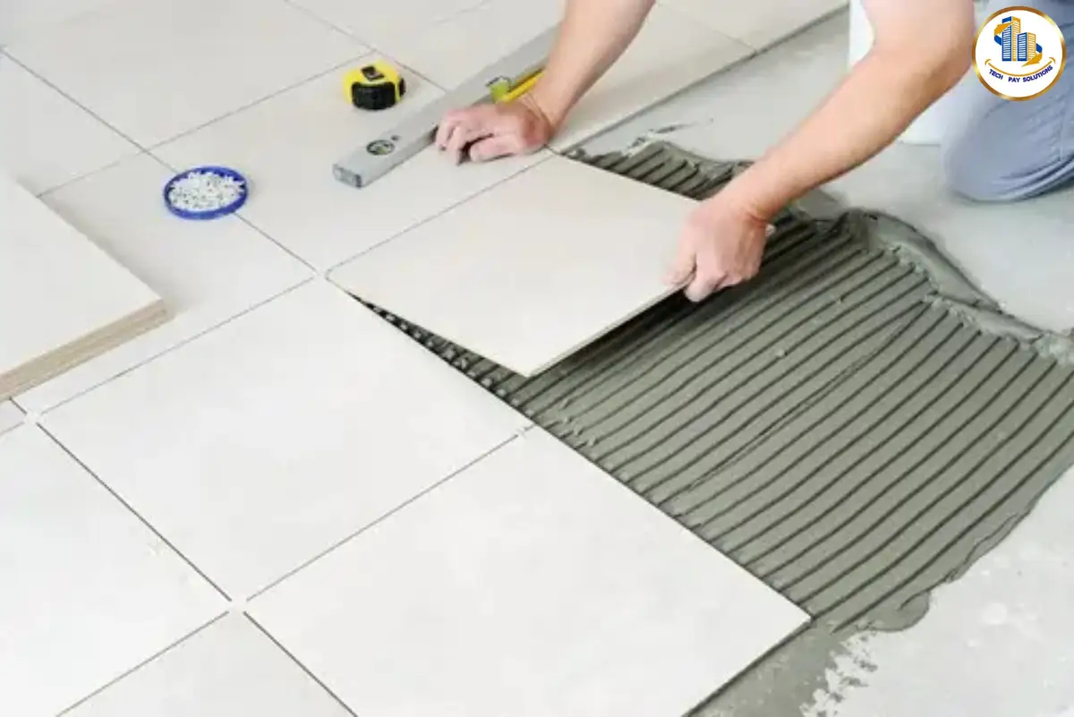 Tile installation
