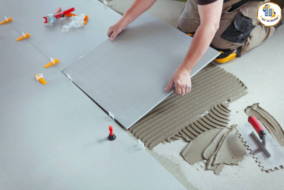 Tile installation