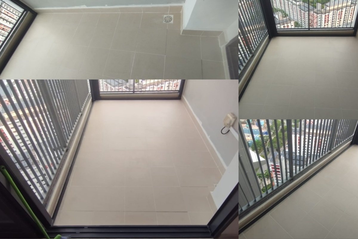 🧱 Balcony Tiling Reimagined — From Waterproofing to Reinstallation, We Handle It All